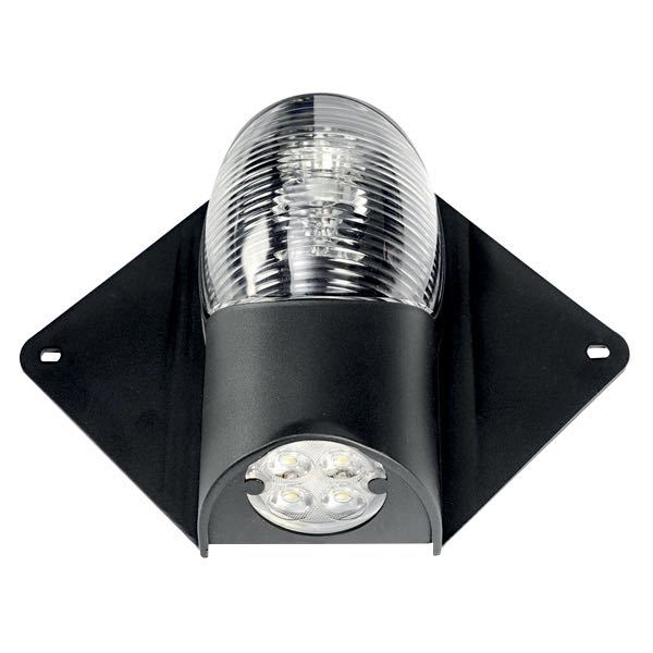 Led toplanterne 2w/dæklys 4x1w, 12/24v indtil 20m-1