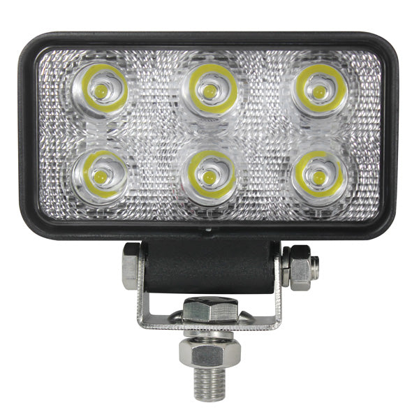 1852 dækslys 10-30Vdc, 9W Osram LED, Spot 753lm, 112x62x38mm-1