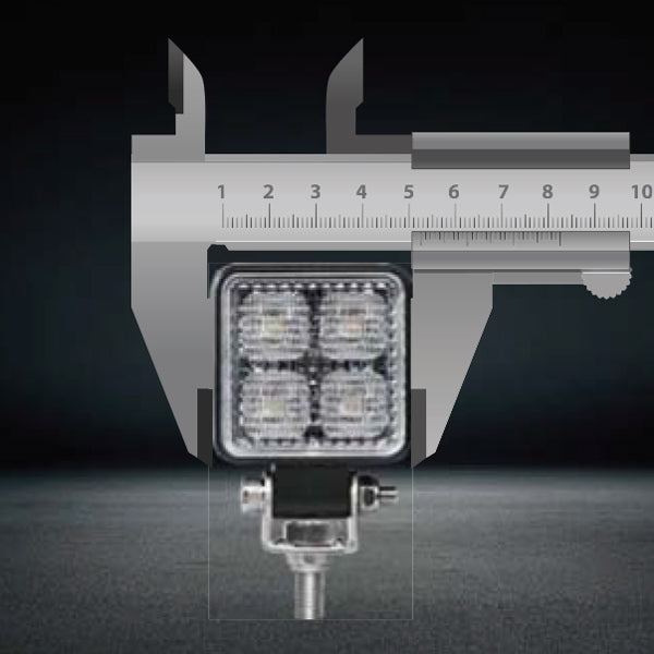 1852 dækslys 10-30Vdc, Mini Cube, 12W LED, Flood, 1200 lm-4