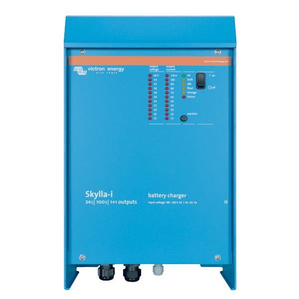 Victron Skylla-i Batterilader – 24V, med VE.Can og Adaptiv Opladning