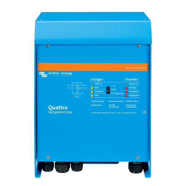 Victron Quattro – Kraftfuld Inverter og Batterilader med Dobbelte AC-indgange