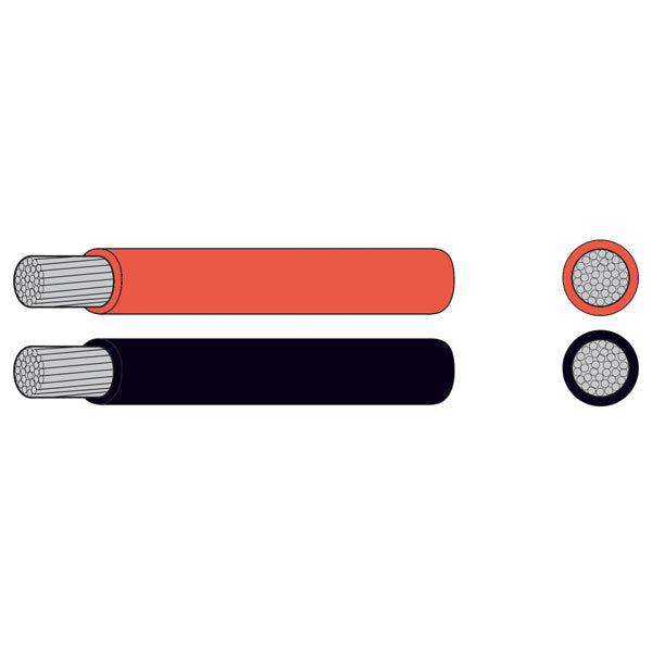 OceanFlex marinekabel fortinnet rød 1.5mm2 50m