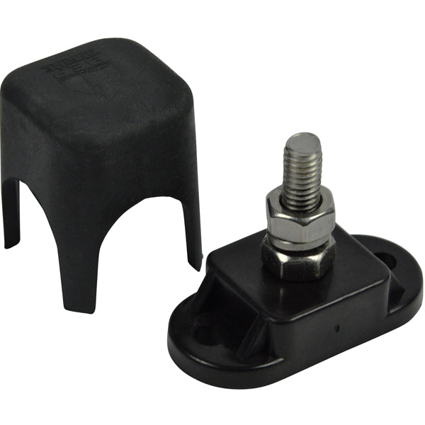 Bep samleblok 6mm sort, med dæksel-1
