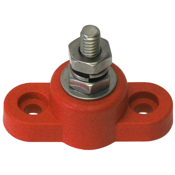 EL kobling enkelt rød max. 150Amp Ø6,4mm-1