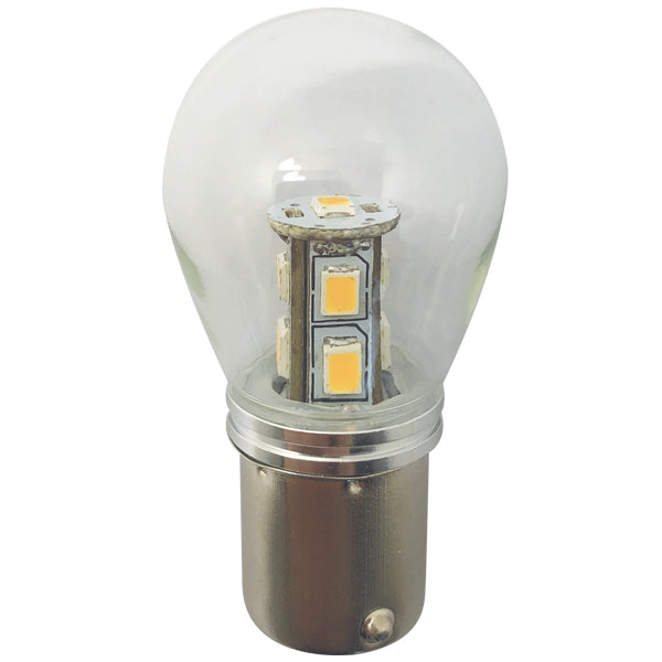 1852 LED bajonet BA15D Ø25x48mm 10-35vdc 1,6/15W - 2 Pak-1
