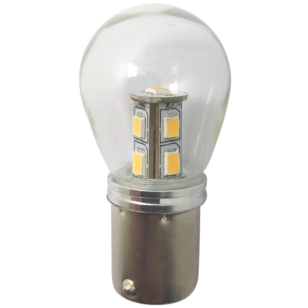 1852 LED pære Ba15S 10-35Vdc 1,6/15W dimmable - 2 pak-1