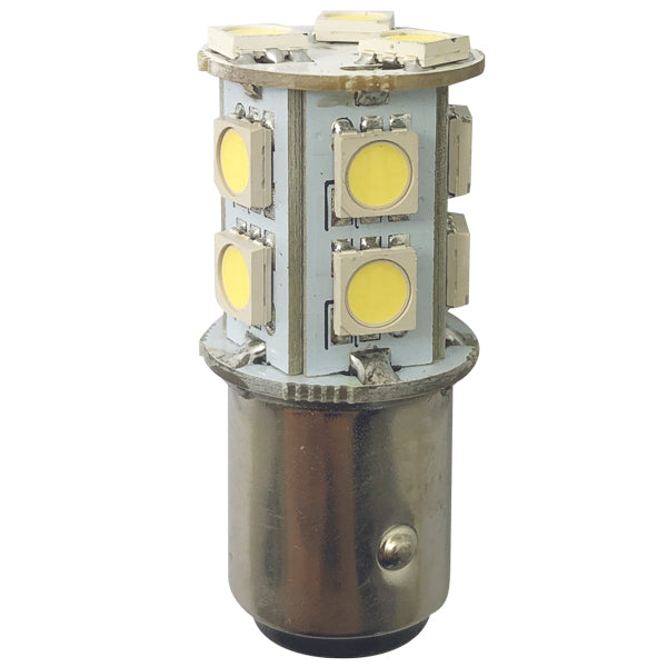1852 LED lantern pære BAY15D Ø19x43mm 10-35V 2,2/20W - 2 pak-1