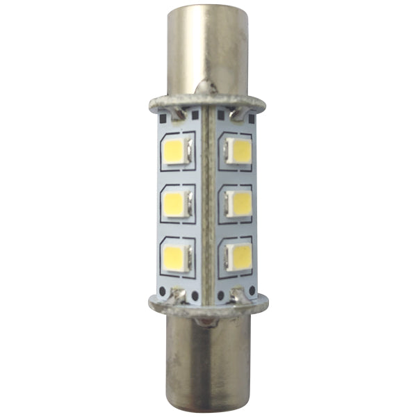 1852 LED lantern pære BS43 10-36vdc 1,2/10W 6000K - 2 pak-1