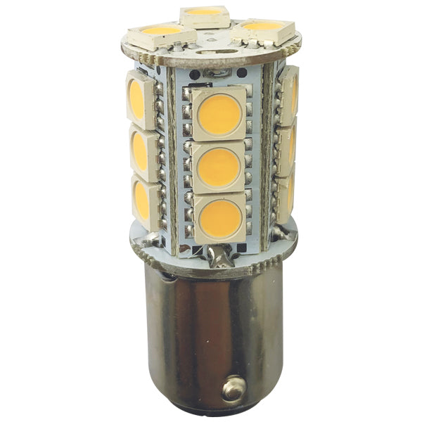 1852 LED pære Ba15D,10-36V 2,4/25W 2700K- 2 pak-1