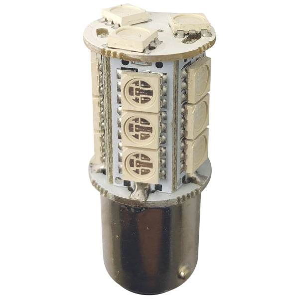 1852 LED lantern pære Bay15D,10-36V 2,4/25W grøn - 2 pak-1
