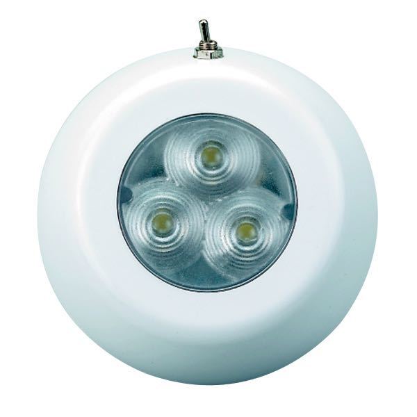 Led lampe med kont.12/24V -hvid lys IP67-1