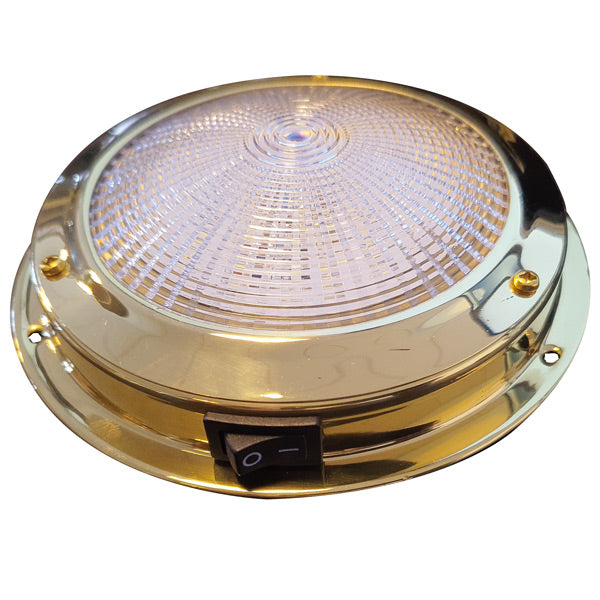 Led lampe messing Ø137mm 12V-1