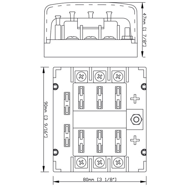 Bep sikringsholder 12/24v 6stk-2