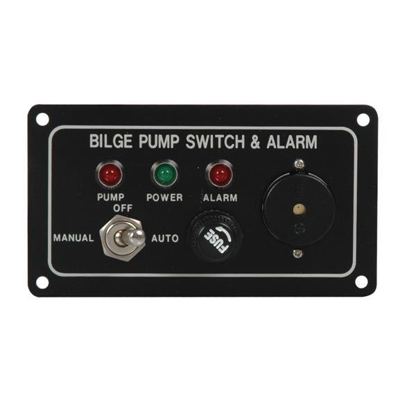 Pumpepanel med akustisk alarm 12V-1