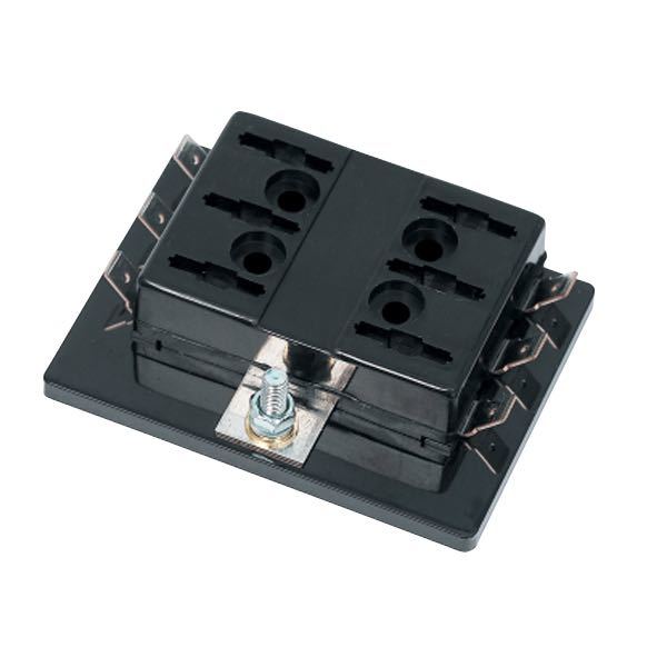 Sikringsboks til 6 bladsikringer max 25 amp-1