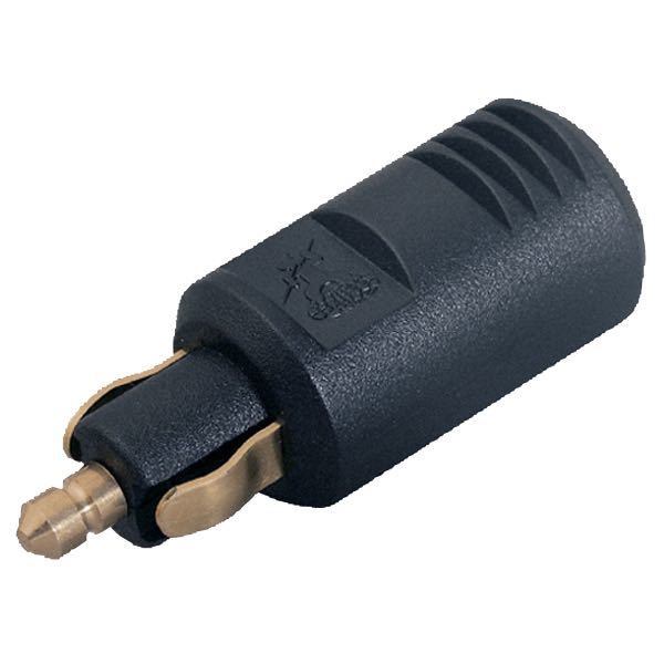 Hanstik lille 12/24V 8Amp DIN en iso 4165-1