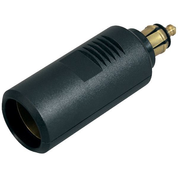 Hanstik lille med adapter til cigarret stik 12/24V 16 amp-1