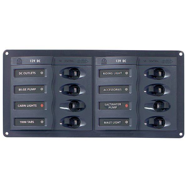 Bep lux strømpanel 8 kont.12v-1