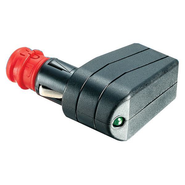 Universalstik 12/24V 7,5Amp vinklet med led-1