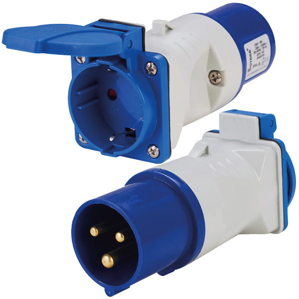 Adapter cee han til schuko hun-1