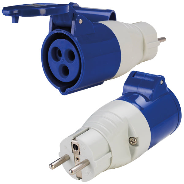 Adapter schuko han til cee hun-1