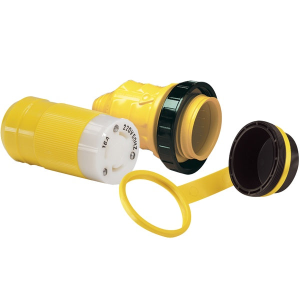 Marinco landstrømsstik 16Amp med cover og kappe-1