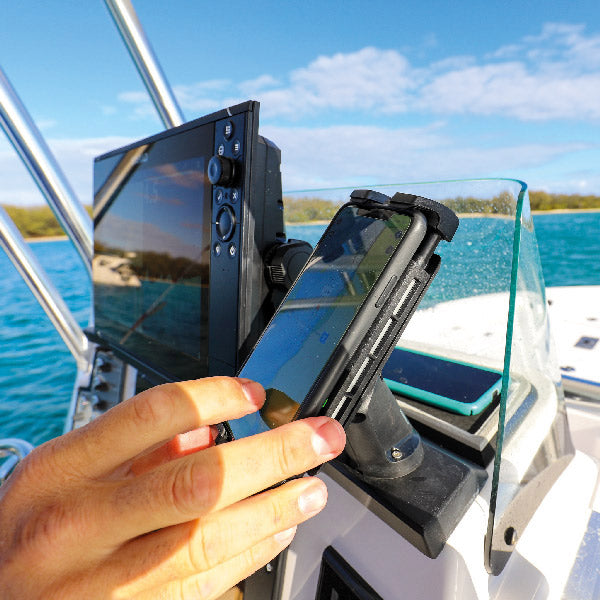 ROKK Edge - trådløs 10W lader, vandtæt 12/24V - telefon hold-8