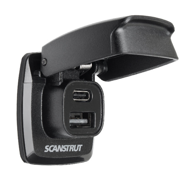 ScanStrut Flip-Pro vandtæt USB A & C ladestik 12-24V /36-60W-1
