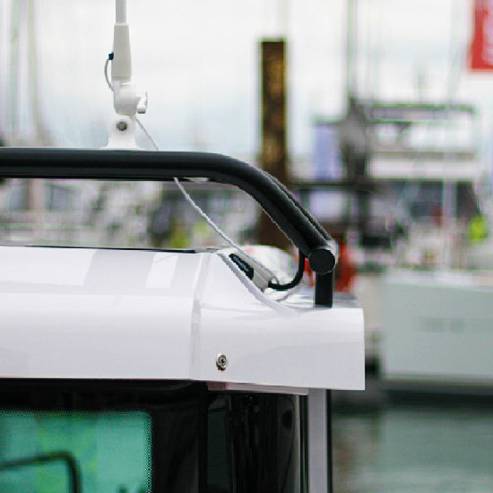 ScanStrut Dæksgennemføring vandret til 6-10mm ledning, grå-4