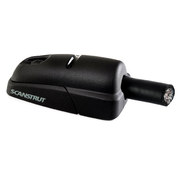 ScanStrut Dæksgennemføring vandret til 6-10mm ledning, sort