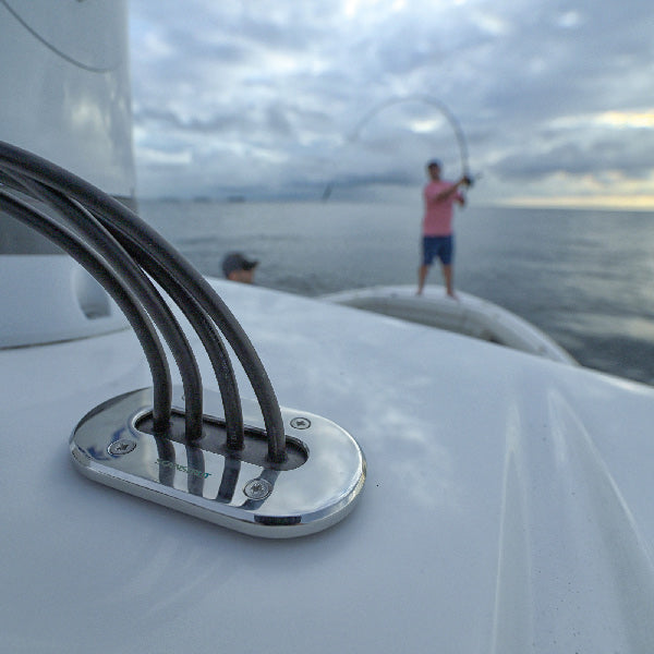 Scanstrut Dæksgennemføring lavprofil, <15mm, 316 RF-2