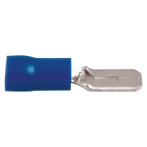 Fladstik han blå 6.4x0.8mm-2