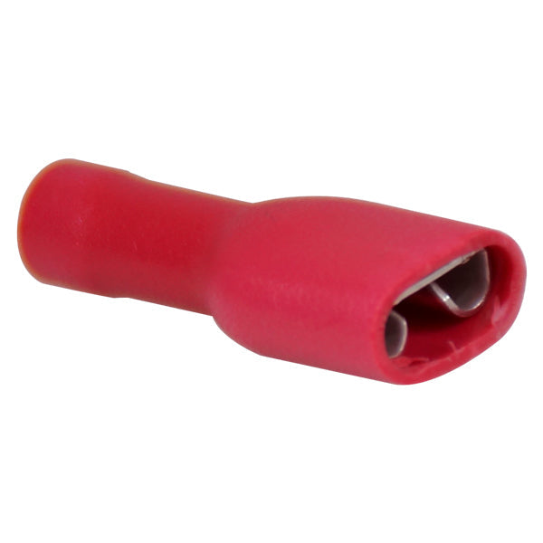 Isoleret fladstik hun rød, 6.4x0.8mm-1