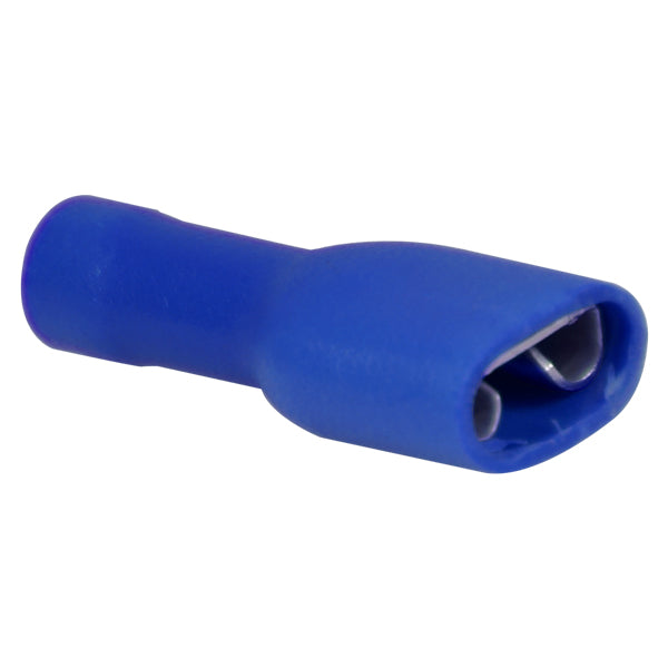 Isoleret fladstik hun blå, 6.4x0.8mm-1