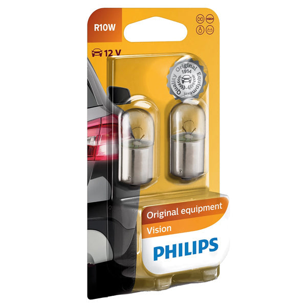 Philips kuglepære 12V BA15S blister, 2 stk-1