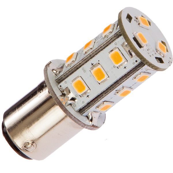 Nauticled lanterne pære BAY15D Ø23x55mm 10-35Vdc 3,6/25W-1