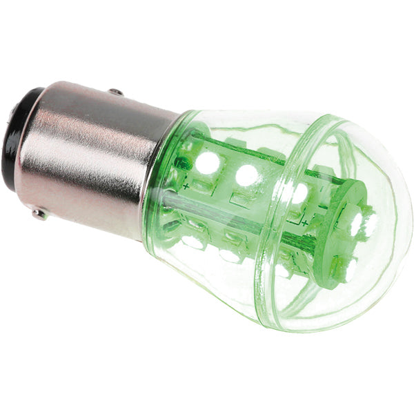 Nauticled lantern pære bay15d ø25x48mm 10-35vdc 1,2/15w grøn-1