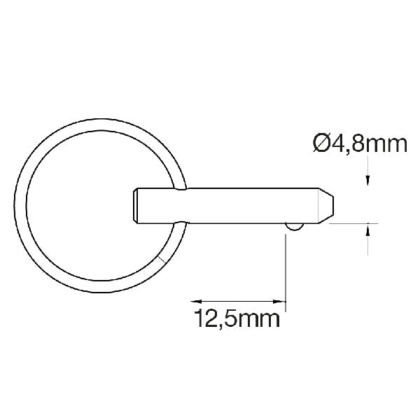 Ronstan Fast pin 4,8 x 12,5mm-2