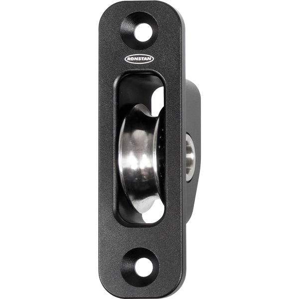 Ronstan Gennemf.blok med dækplade 10 mm hl serie 40-1