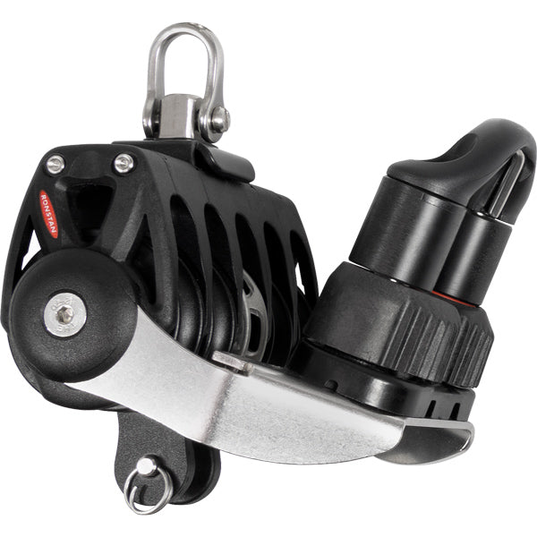 Ronstan Orbit Quinblok med sv, frølår & hunds. serie 40-1