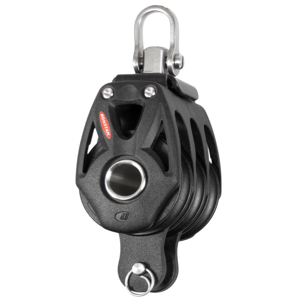 Ronstan Orbit trippelblok med sv & hunds. serie 40-1