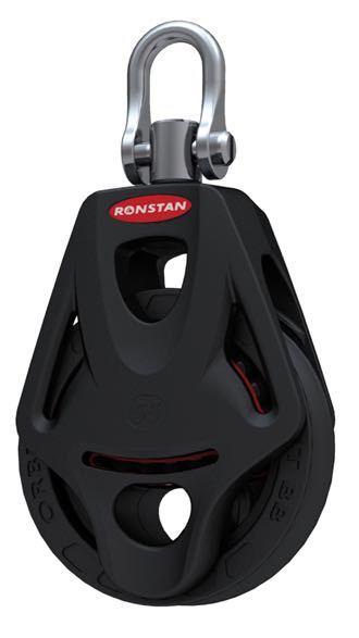 Ronstan Enkeltblok med RF svirvel & hundsvot-1