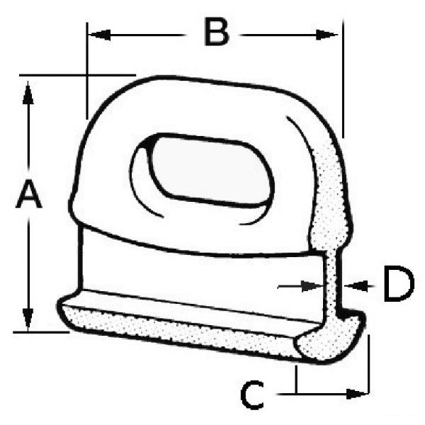 Sejlslæde med spor 14mm-2