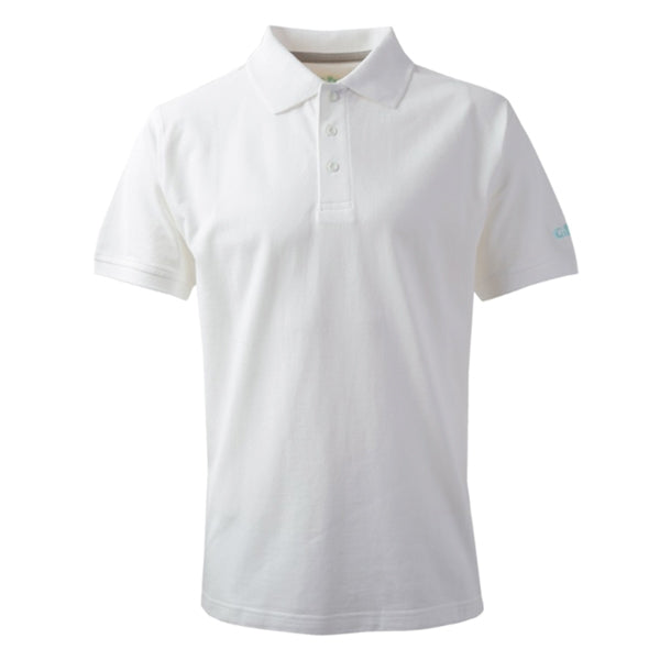 Gill CC013 Pique poloshirt herre hvid-1