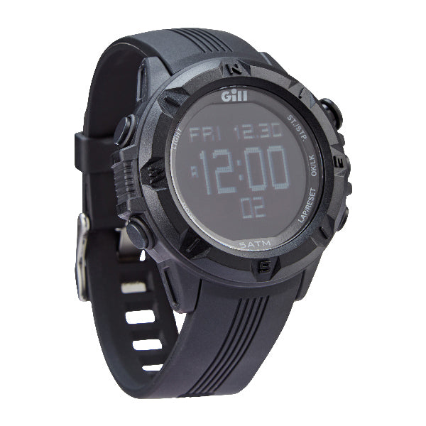 Gill Stealth Racer ur, sort rem-3