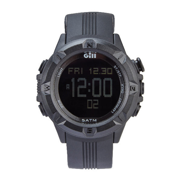 Gill Stealth Racer ur, sort rem-1