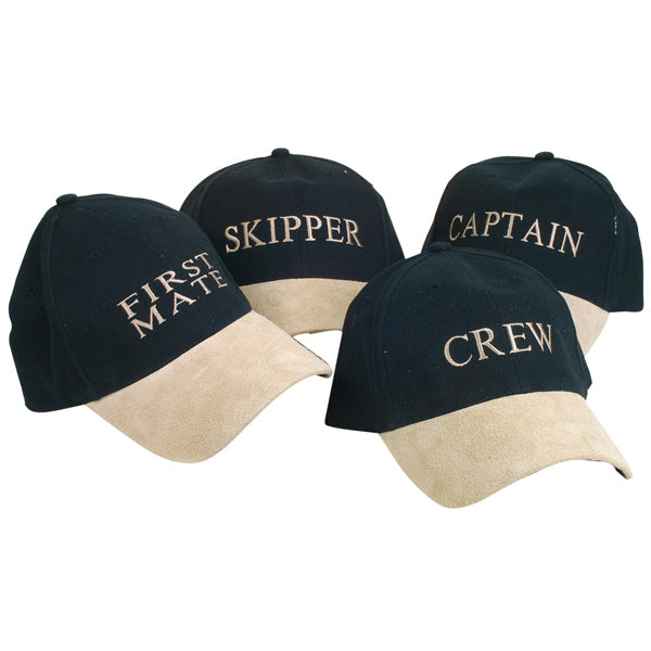 Kasketter med Tekst – Captain, Skipper, Crew & First Mate-3