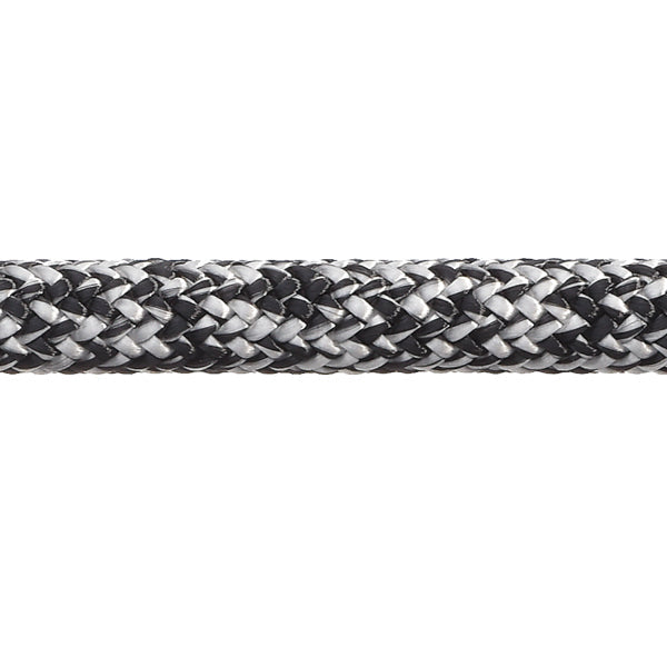Robline Admiral 7000 Dyneema fald, sort/hvid 200m - Hele ruller-2