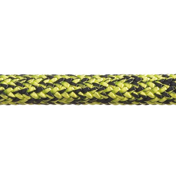 Robline Admiral 7000 Dyneema fald, sort/neon gul - Hele rulle-4