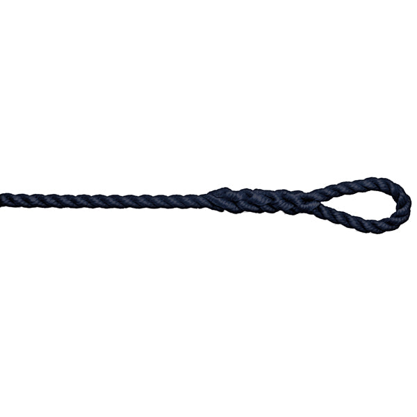 Robline Twisted fenderline 8mm fortøjning 40mm Navy 2m-1